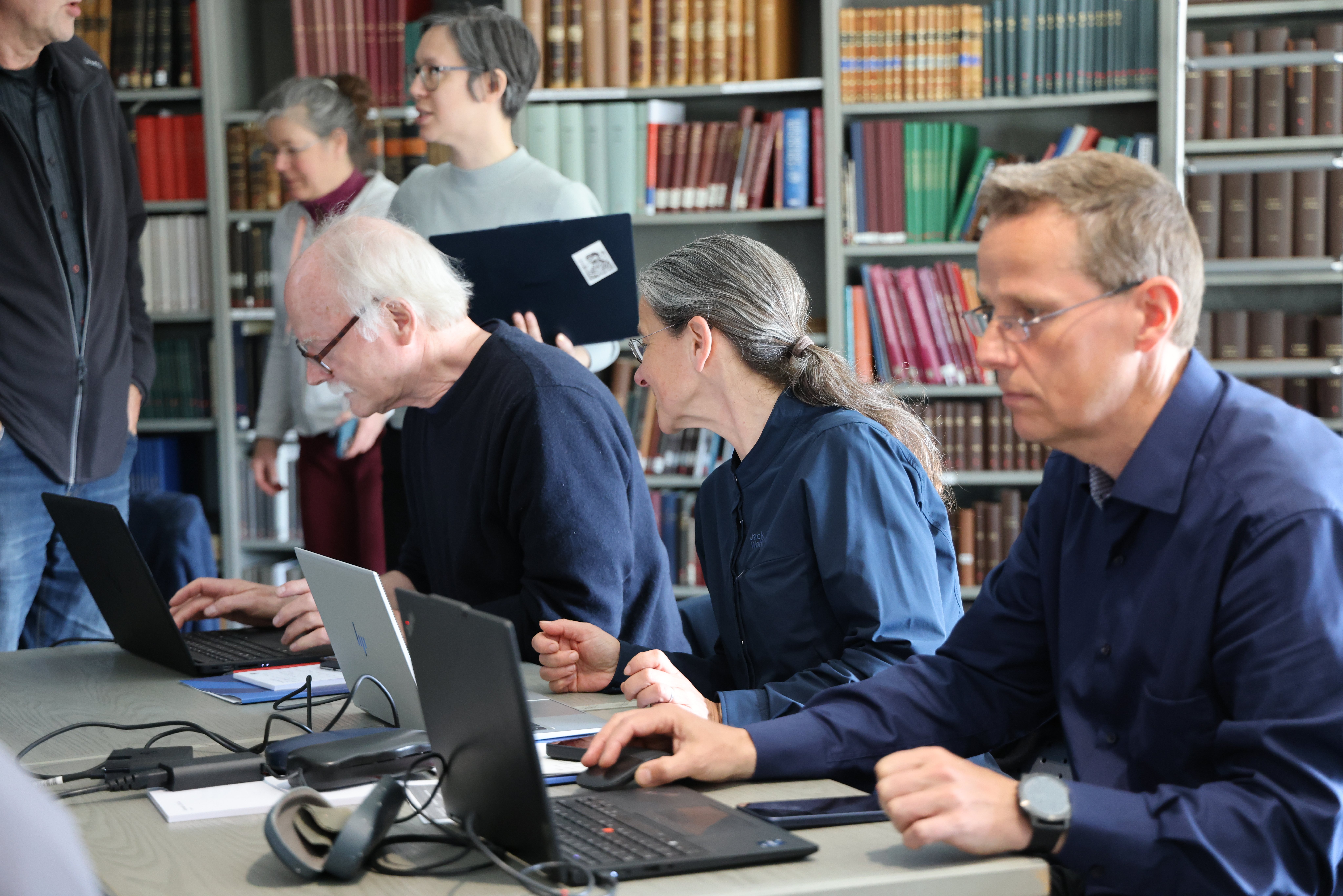 Hanse.Quelle.Lesen volunteers at the European Hansemuseum