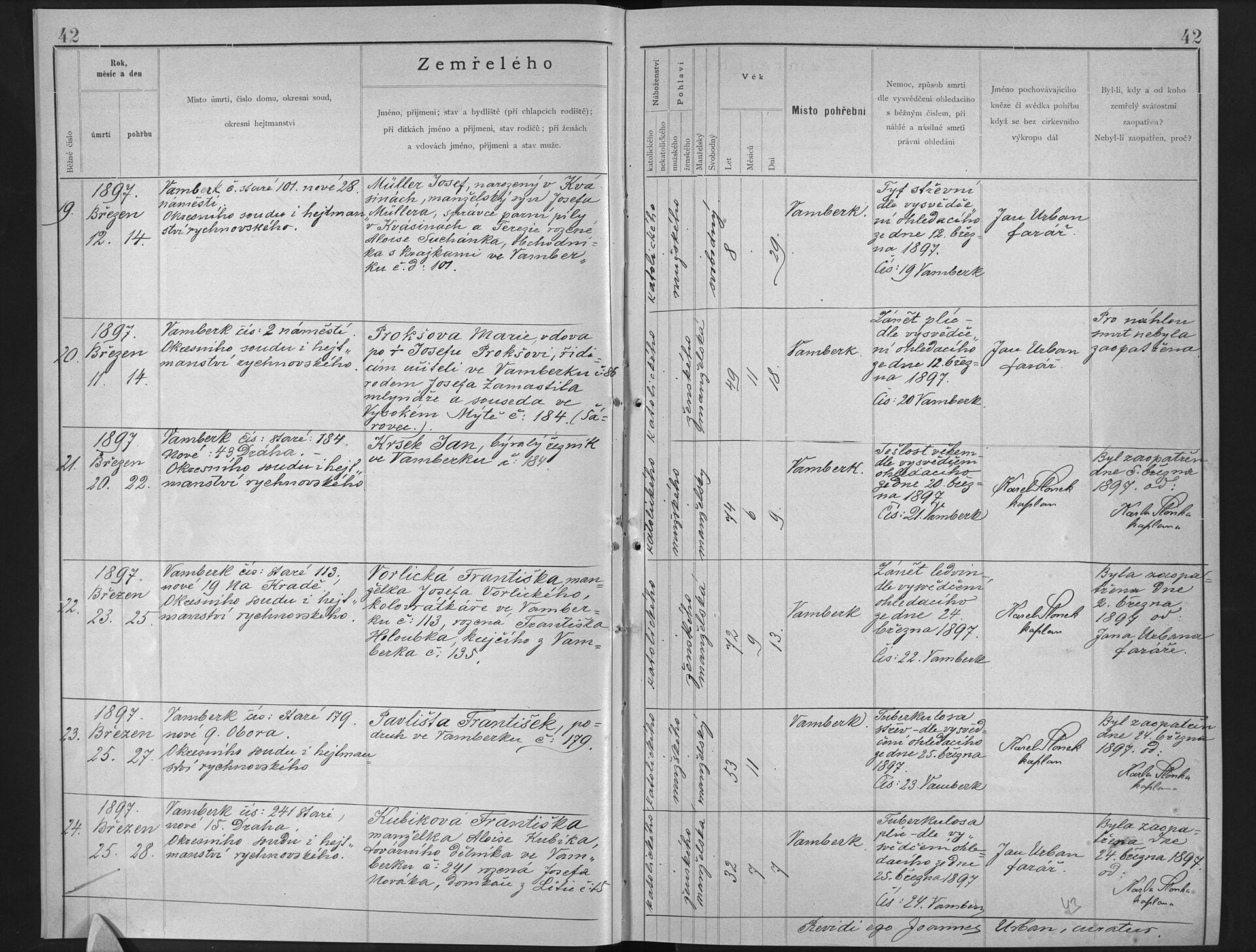 Death_record_Marie_Proksova_1897