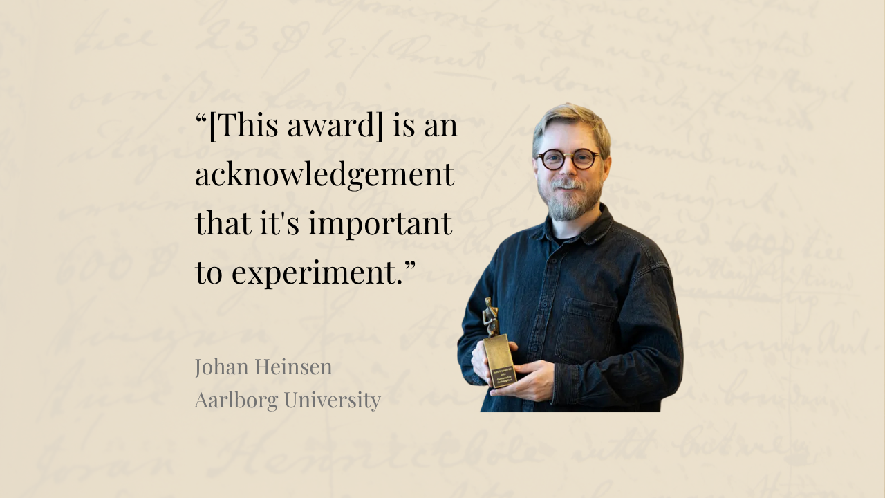 Enevældens Nyheder Online: An award-winning project to create digital versions of historical newspapers