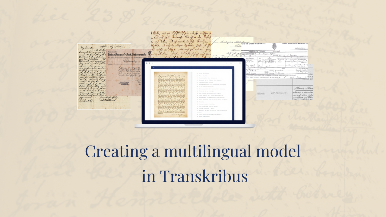 Breaking the language barrier: 3 multilingual Transkribus research projects